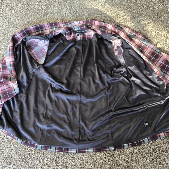 Torrid Plaid Blazer in Pink and Black - Picture 10 of 15